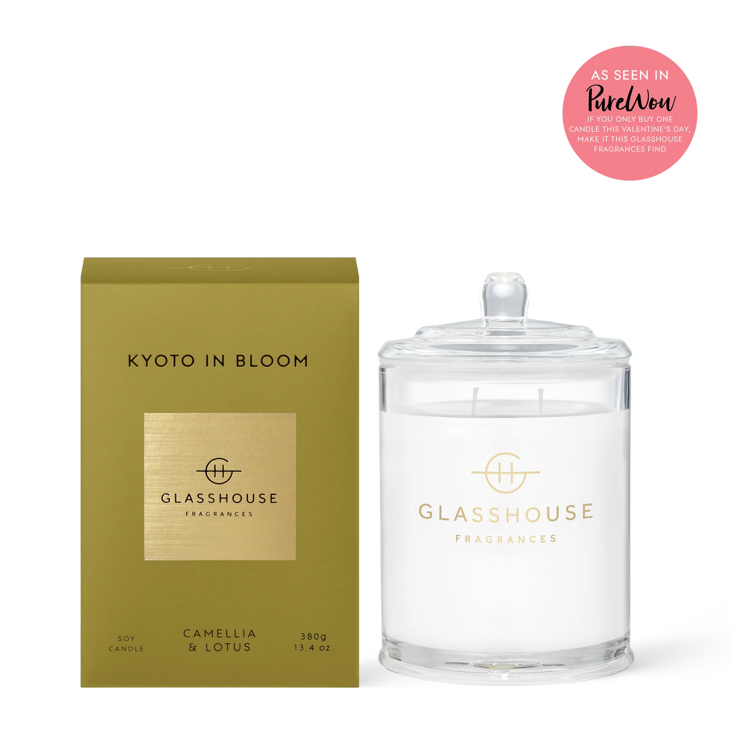 Glasshouse Fragrances - Kyoto in Bloom Triple Scented Candle