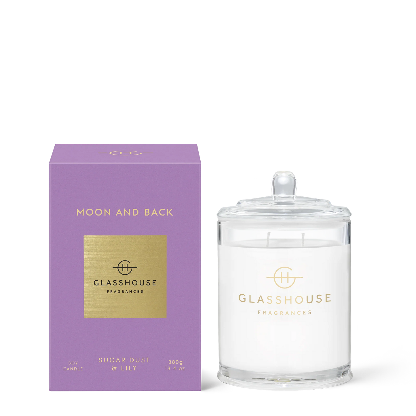 Glasshouse Fragrances - Moon and Back Triple Scented Candle