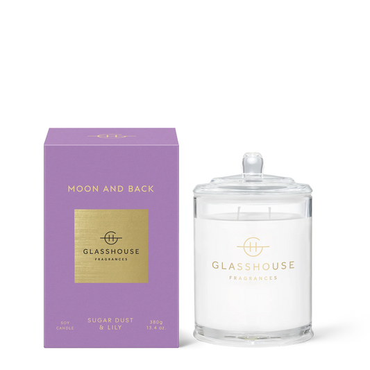 Glasshouse Fragrances - Moon and Back Triple Scented Candle
