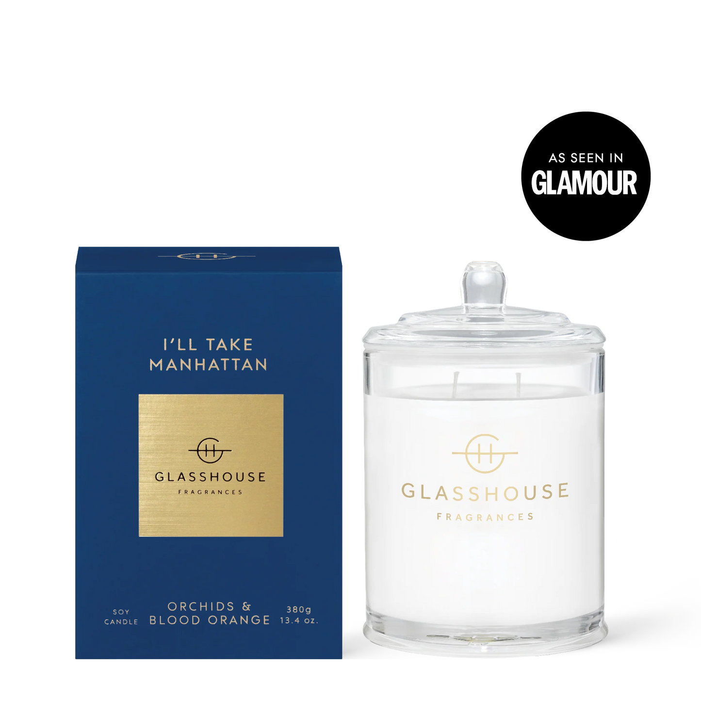 Glasshouse Fragrances - I'll Take Manhattan Triple Scented Candle