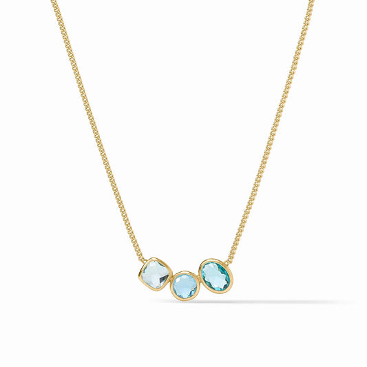 Julie Vos - Kaleidoscope Delicate Necklace Bahemian Blue