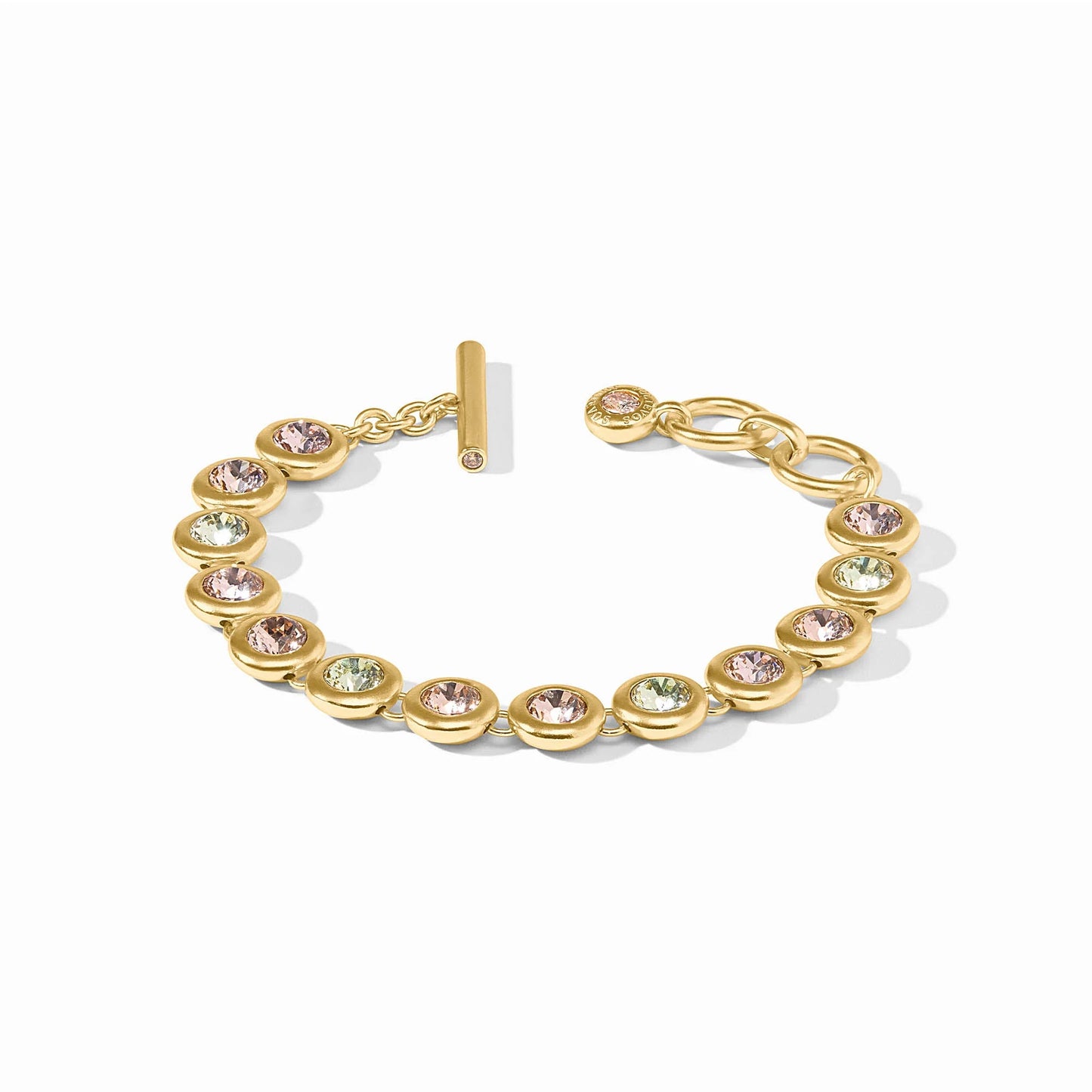 Julie Vos - Rainbow Tennis Bracelet Champagne Radiance