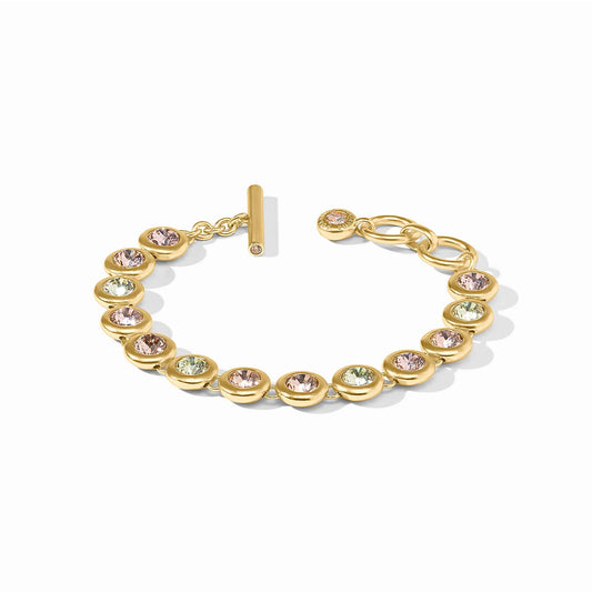 Julie Vos - Rainbow Tennis Bracelet Champagne Radiance