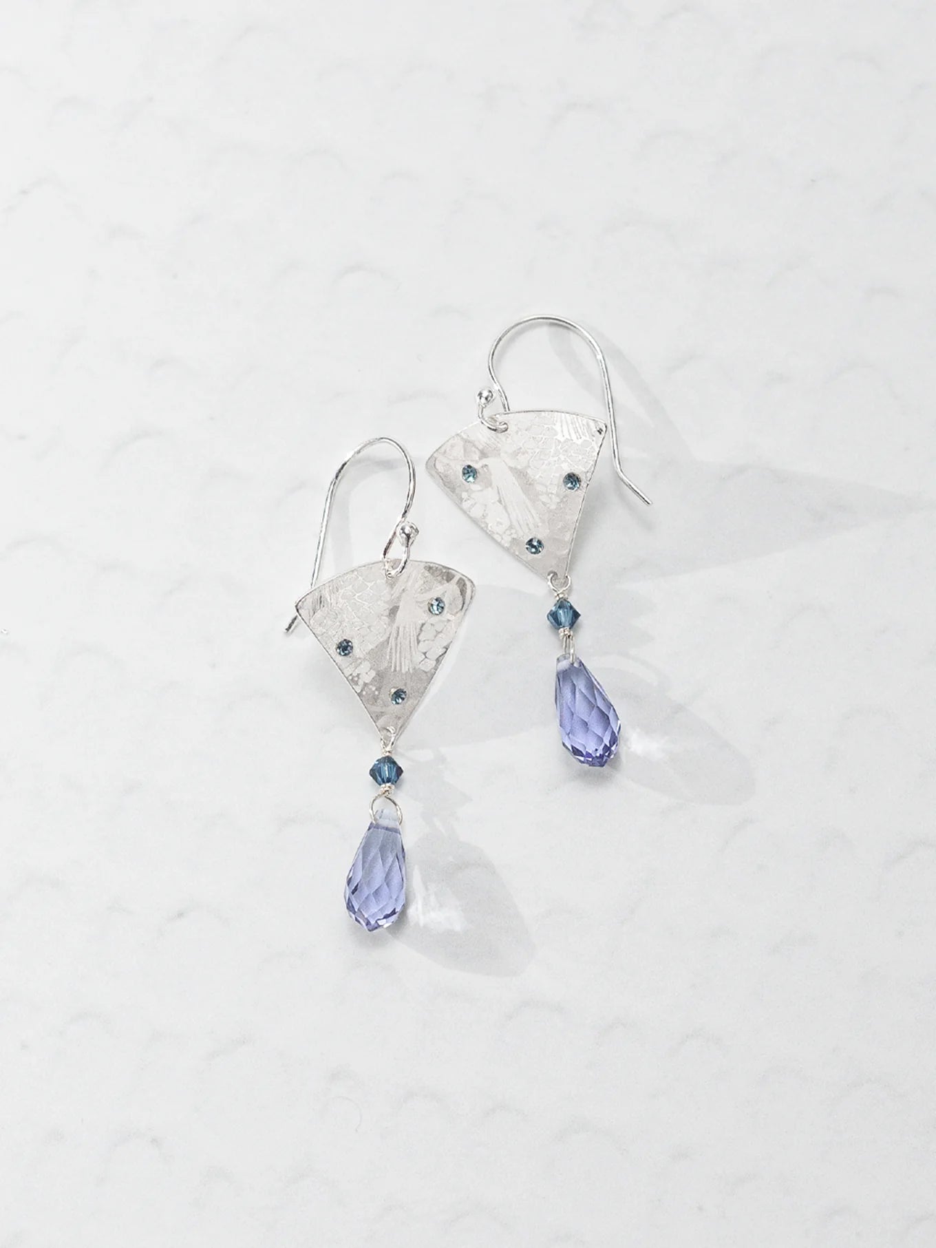 Holly Yashi Noel Earrings Ice Blue