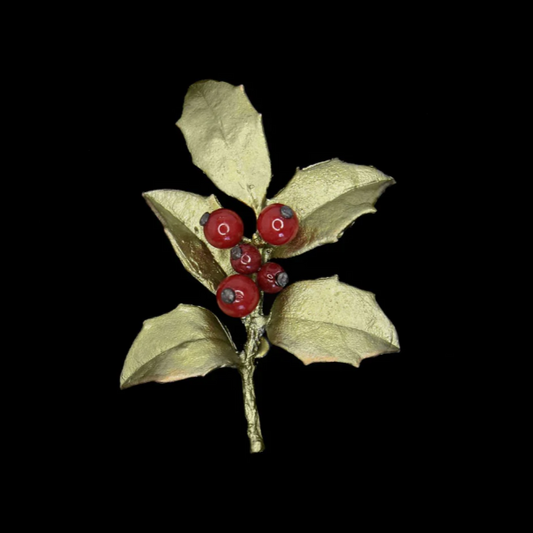 Michael Michaud Holly Brooch