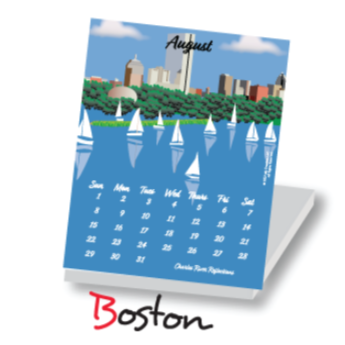2027 J&J Graphics Boston Jewel Case Calendar