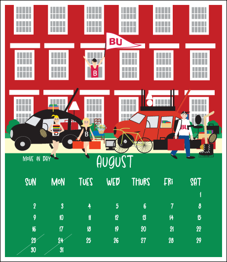 2026 J&J Graphics Boston Jewel Case Calendar