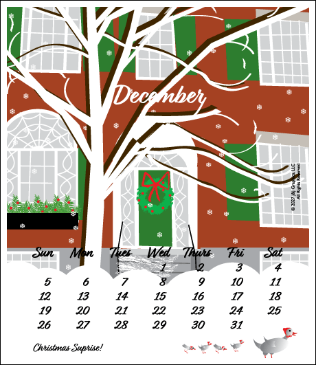 2027 J&J Graphics Boston Poster Calendar