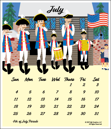 2027 J&J Graphics Boston Poster Calendar