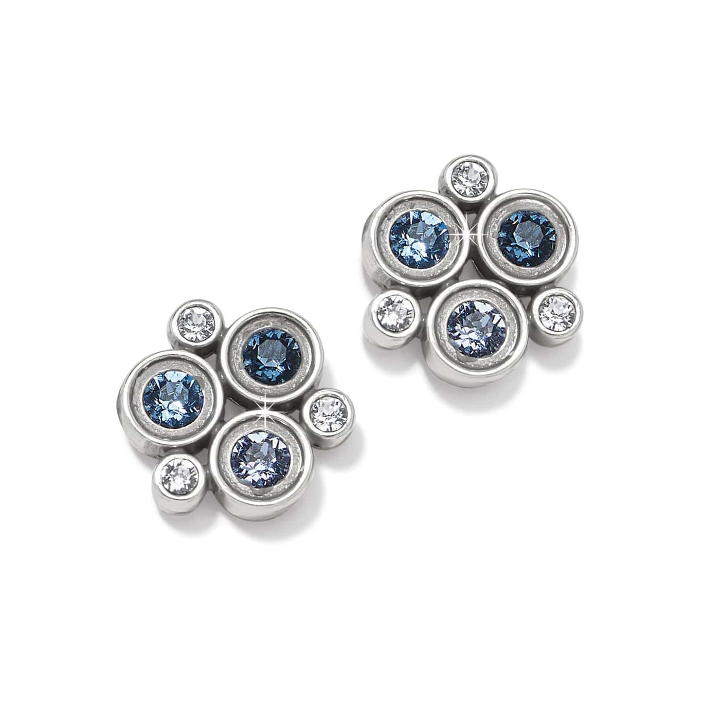 Brighton - Constella Cluster Post Earrings Blue