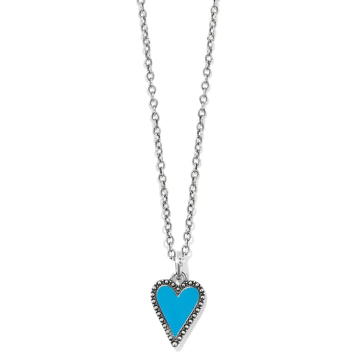 Brighton - Dazzling Love Petite Necklace Teal