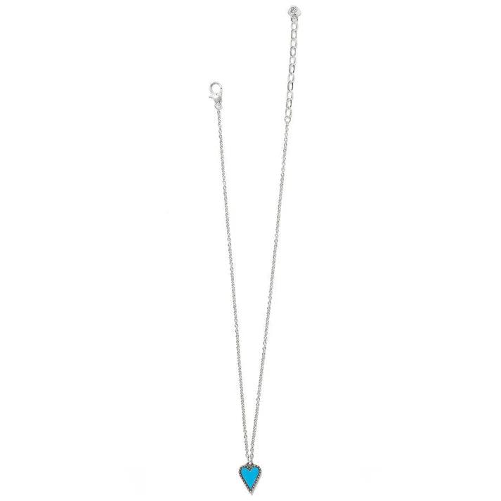 Brighton - Dazzling Love Petite Necklace Teal