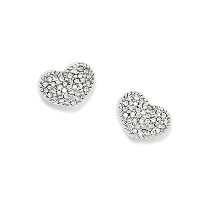 Brighton - Illumina Celeste Heart Post Earrings