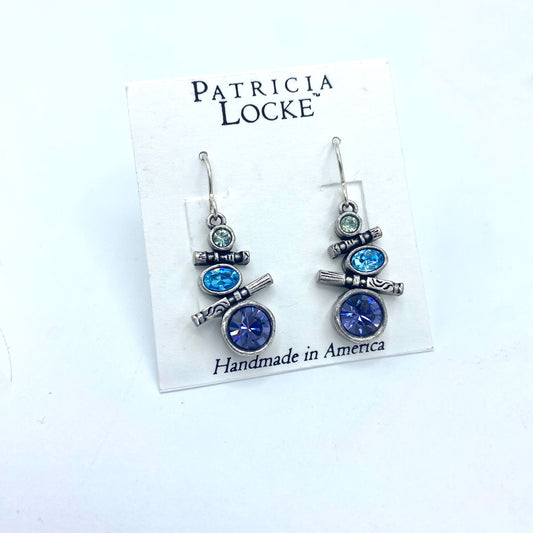 Patricia Locke - Waterlily Earrings - Tipsy