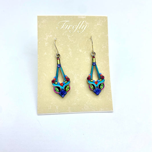 Firefly Parisian Drop Earrings - Multicolored