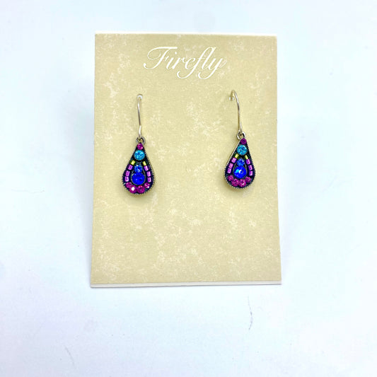 Firefly Raindrop Earrings - Sapphire