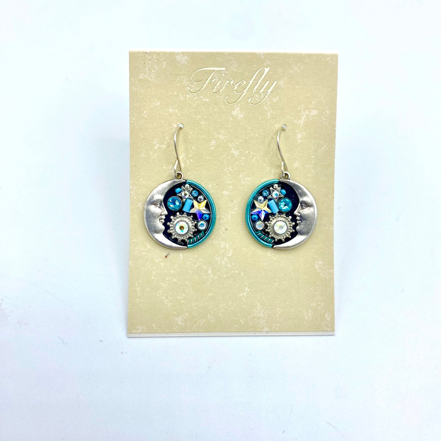 Firefly Moon Earrings - Ice