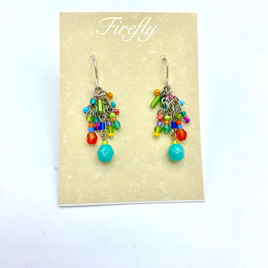 Firefly Confetti Earrings - Multicolored