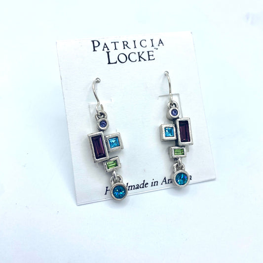 Patricia Locke - Waterlily Earrings - Prairy