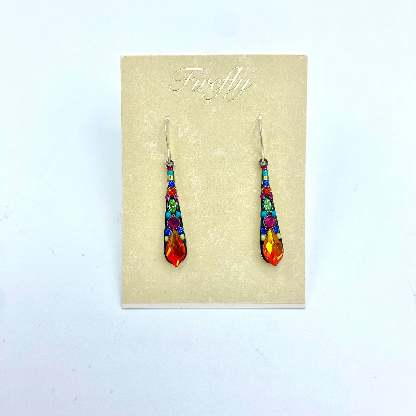 Firefly Gazelle Medium Drop Earrings - Multicolored