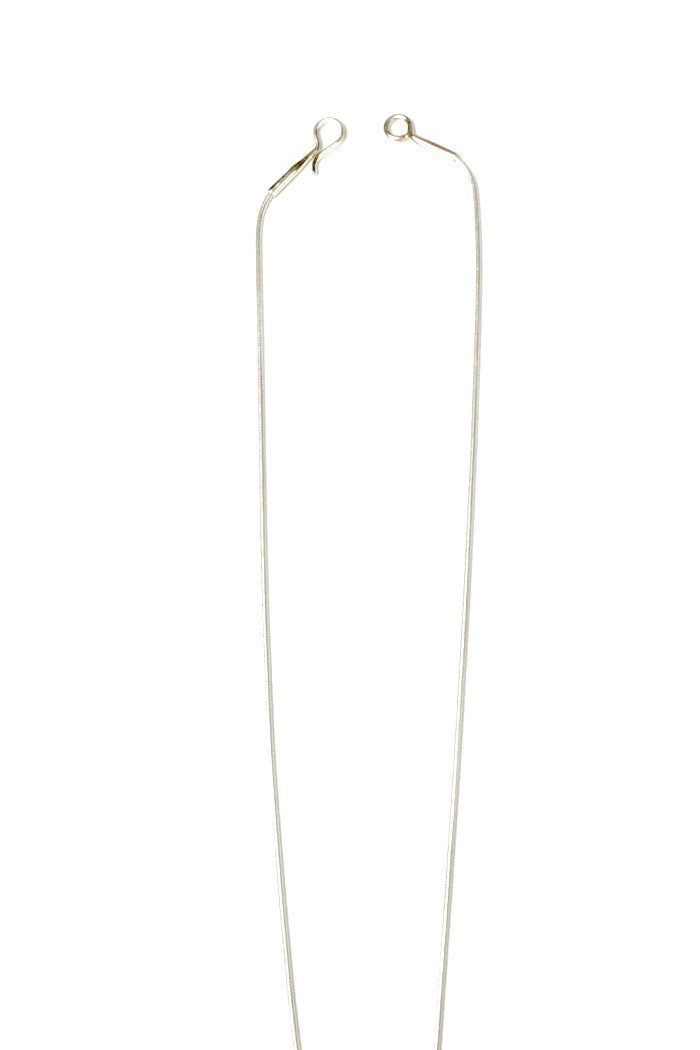 Ed Levin Petite Elliptical Necklace in Sterling Silver with Gold