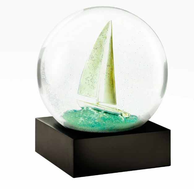 "Sailboat" Snow Globe
