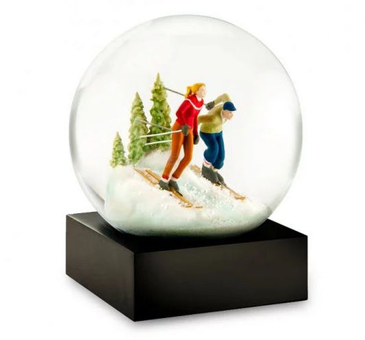 "Skiers" Snow Globe