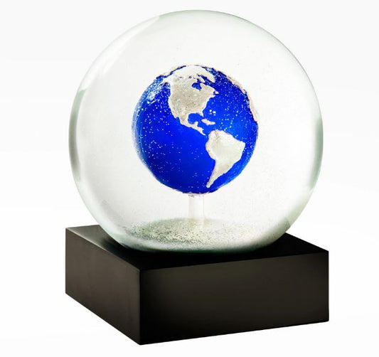 "Big Blue Marble" Snow Globe