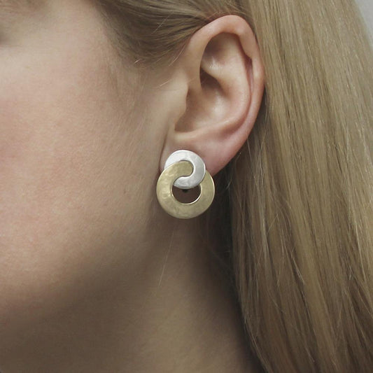 Marjorie Baer Entwined Circles Earrings
