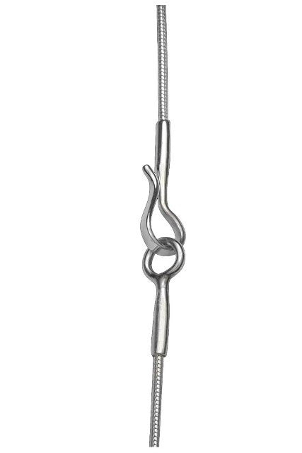 Ed Levin Petite Elliptical Necklace in Sterling Silver