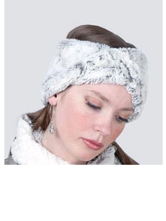 Faux Fur Headband - Khaki