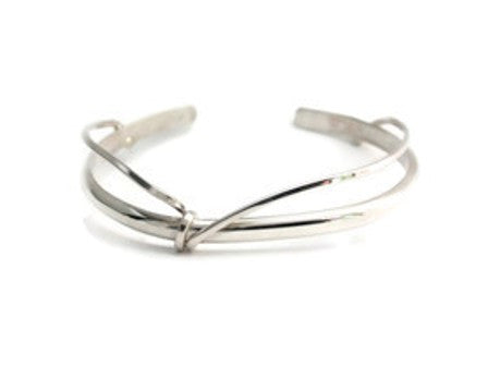 Sterling Silver Simple Wrap Cuff