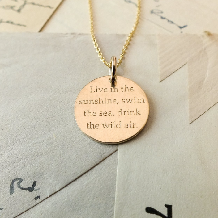 Live In The Sunshine Necklace - Gold Filled
