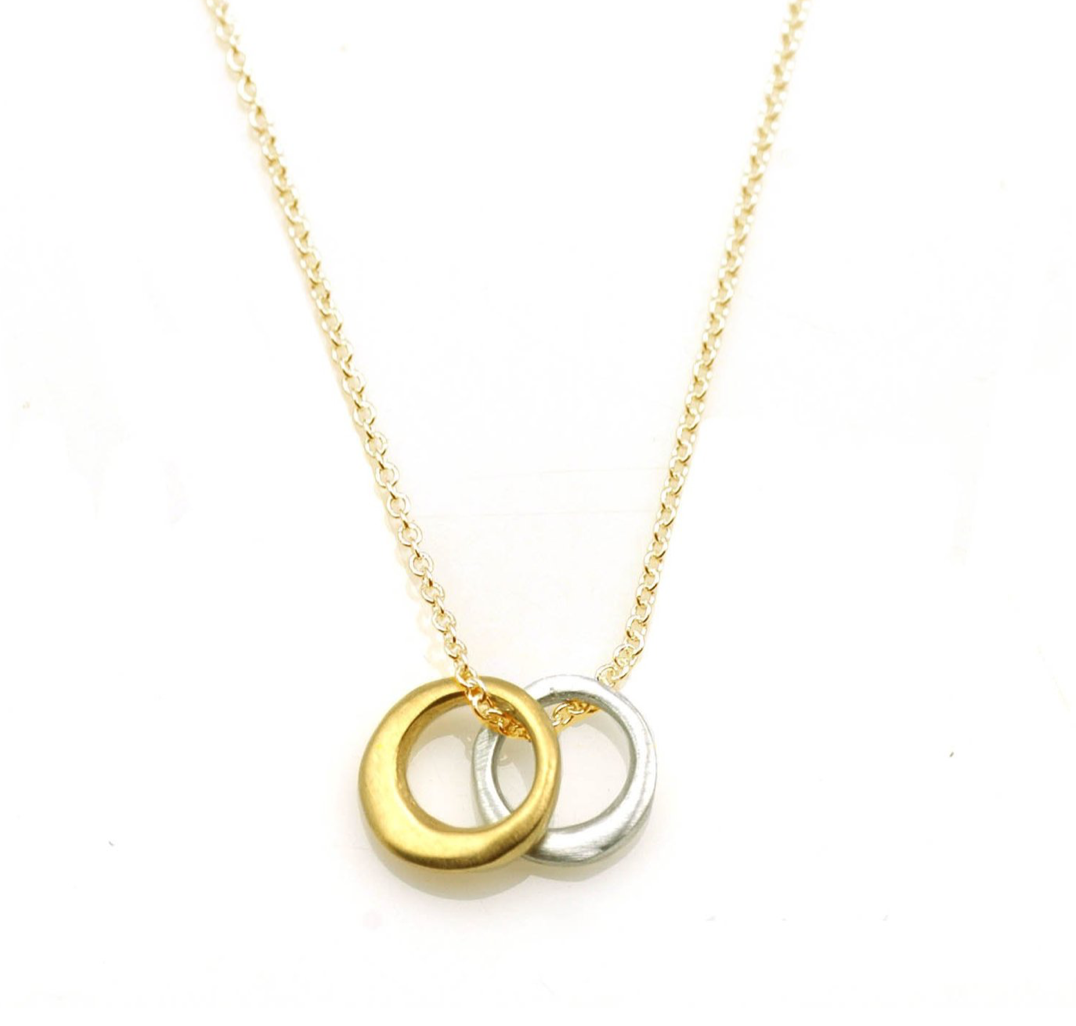 Philippa Roberts Two Little Circles Necklace