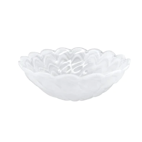 Mariposa Alabaster White Small Scallop Rim Bowl