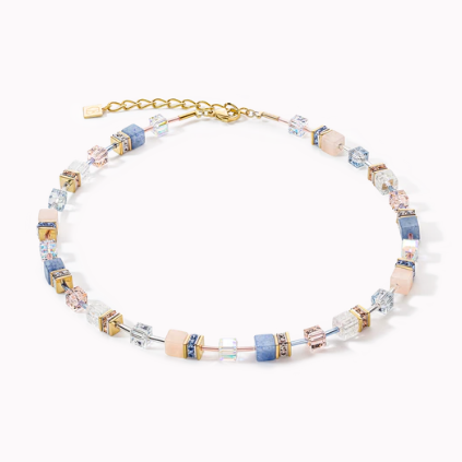 COEUR DE LION GeoCUBE® Iconic Precious necklace light blue