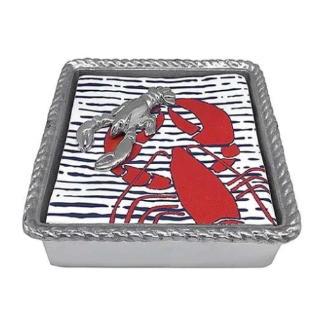 Mariposa Lobster Rope Napkin Box