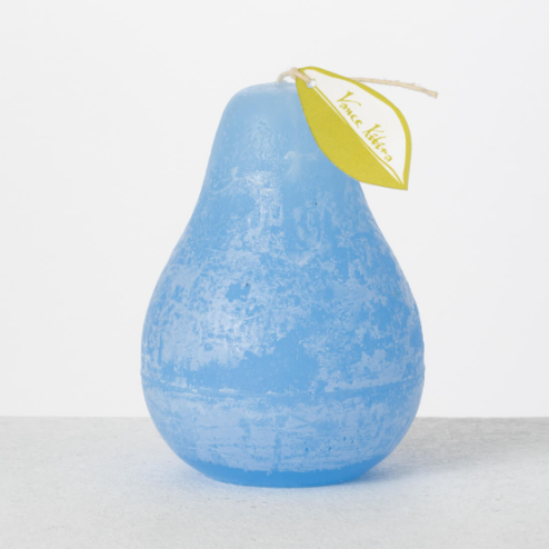 Crystal Blue Pear Candle