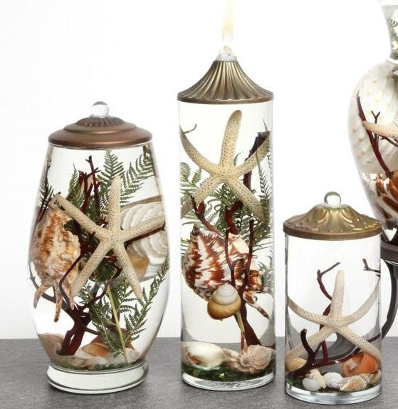 Lifetime Oil Burning "Seashell" Theme Candles
