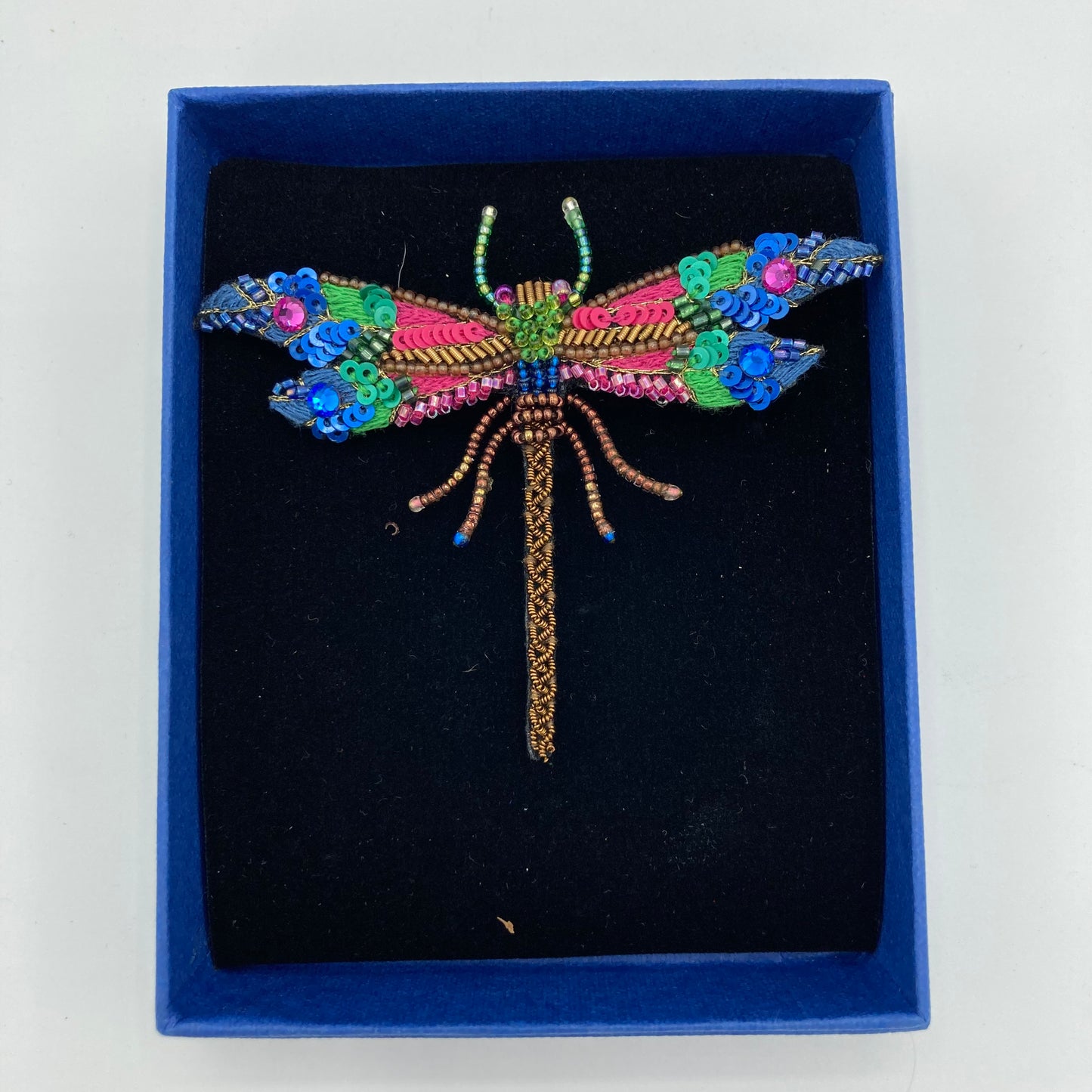 Colorful Dragonfly Brooch